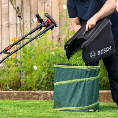 Tondeuse sans fil avec batterie 18 V - largeur de coupe 37 cm - hauteur de coupe 25 à 70 mm - bac 40 L - Bosch UniversalRotak 2x18V-37-550