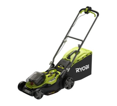 Tondeuse sans fil avec batterie 18 V - largeur de coupe 37 cm - hauteur de coupe 25 à 70 mm - bac 45 L Ryobi RY18LMH37A-250