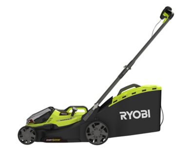 Tondeuse sans fil avec batterie 18 V - largeur de coupe 37 cm - hauteur de coupe 25 à 70 mm - bac 45 L Ryobi RY18LMH37A-250