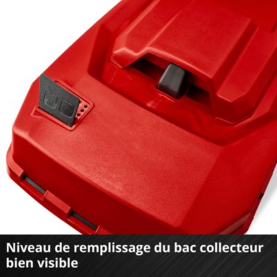 Tondeuse sans fil avec batterie 18 V - largeur de coupe 42 cm - hauteur de coupe 25 à 75 mm - bac 50 L - Einhell RASARRO 36/42 (2x5,2Ah)