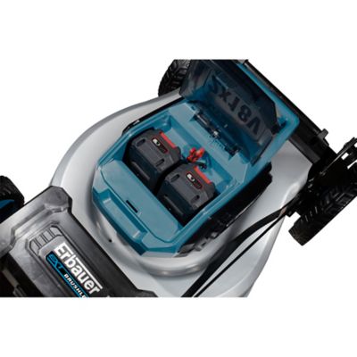 Tondeuse sans fil avec batterie 18 V - largeur de coupe 46 cm - hauteur de coupe 25 à 75 mm - bac 50 L - Erbauer ELM36SP-Li