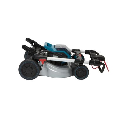 Tondeuse sans fil avec batterie 18 V - largeur de coupe 46 cm - hauteur de coupe 25 à 75 mm - bac 50 L - Erbauer ELM36SP-Li