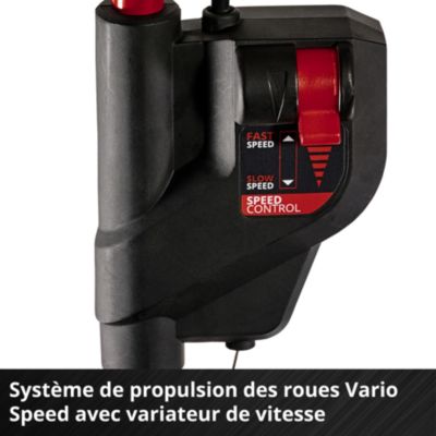 Tondeuse sans fil avec batterie 18 V - largeur de coupe 47 cm - hauteur de coupe 30 à 65 mm - bac 75 L - Einhell GP-CM 36/47 S HW Li (4x4,0Ah)