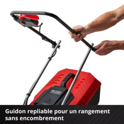 Tondeuse sans fil Einhell GE-CM 18/30 Li, batt. 18 V 3,0 Ah + chargeur, largeur 30 cm, bac 25 L.