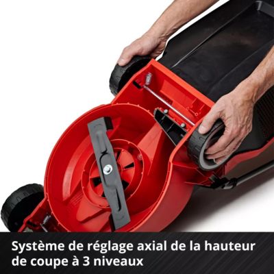 Tondeuse sans fil Einhell GE-CM 18/30 Li, batt. 18 V 3,0 Ah + chargeur, largeur 30 cm, bac 25 L.