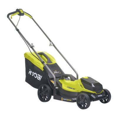 Tondeuse sans fil sans batterie 18 V - largeur de coupe 33 cm - hauteur de coupe 25 à 65 mm - bac 35 L - Ryobi OLM1833B