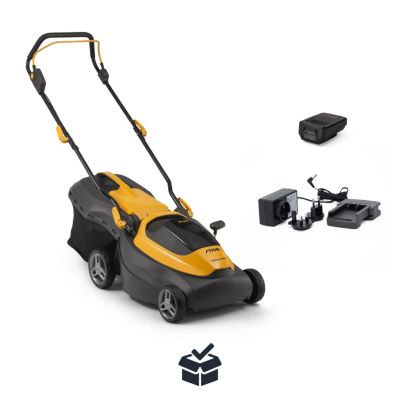 Tondeuse sans fil sur batterie 2 x 20V Stiga Collector 140E Kit (avec batteries et chargeur double)