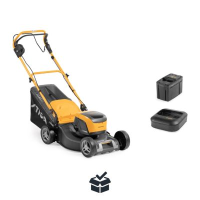 Tondeuse sans fil sur batterie 48V Stiga Collector 48S AE Kit (avec 1 batterie et 1 chargeur) + 1 batterie 4Ah