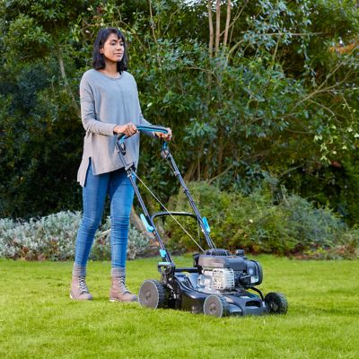 Tondeuse thermique 125 cm³ - largeur de coupe 41 cm - bac 50 L Mac Allister MLMP300SP40