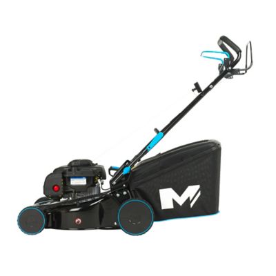 Tondeuse thermique 125 cm³ - largeur de coupe 41 cm - hauteur de coupe 25 à 75 mm - bac 50 L Mac Allister MLMP300SP40