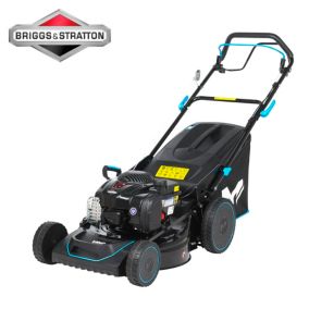 Tondeuse thermique 140 cm³ - largeur de coupe 46 cm - hauteur de coupe 25 à 75 mm - bac 60 L Mac Allister MLMP550SP46-M&S