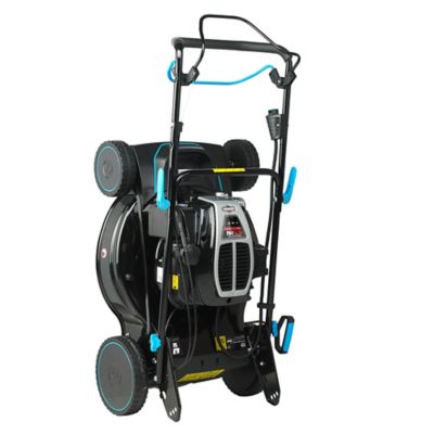 Tondeuse thermique 163 cm³ - largeur de coupe 51 cm - hauteur de coupe 25 à 75 mm - bac 60 L Mac Allister MLMP675iSSP51-M&S-2