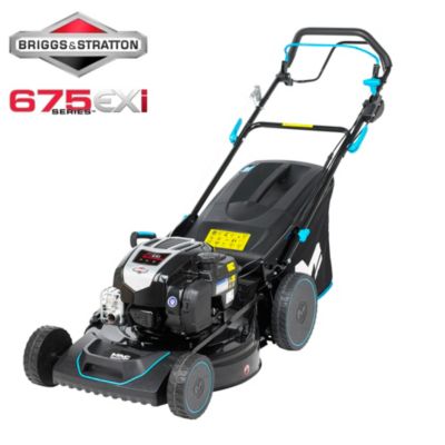 Tondeuse thermique 163 cm³ - largeur de coupe 51 cm - hauteur de coupe 25 à 75 mm - bac 60 L Mac Allister MLMP675SP51-M&S