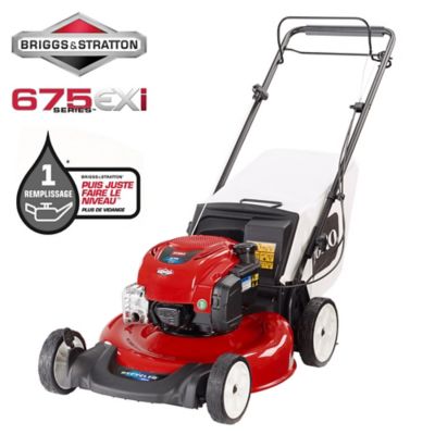 Tondeuse thermique 163 cm³ - largeur de coupe 53 cm - hauteur de coupe 32 à 95 mm - bac 70 L Toro Recycler® S53V-21750