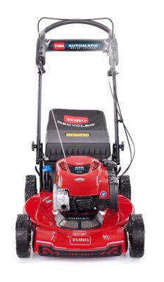 Tondeuse thermique 163 cm³ - largeur de coupe 55 cm - hauteur de coupe 25 à 102 mm - bac 63 L Toro Recycler® S55A-21771