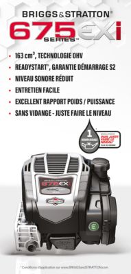 Tondeuse thermique 163 cm³ - largeur de coupe 55 cm - hauteur de coupe 25 à 102 mm - bac 63 L Toro Recycler® S55A-21771