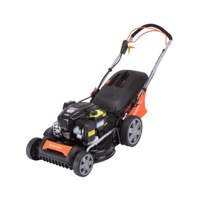 Tondeuse thermique autotractée 149cc, démarrage électrique, mulching, largeur de coupe 46 cm Yard Force GM B46ES