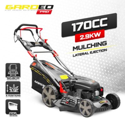 Tondeuse thermique autotractée 170.1cc - 50.8cm livrée avec 2 lames + mulching