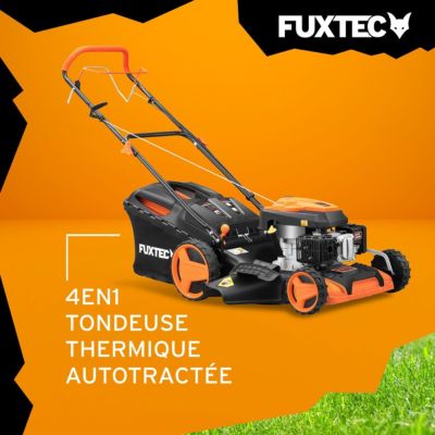 Tondeuse thermique autotractée 196cm3 51cm - FUXTEC FX-RM5196 - 6CV 60L