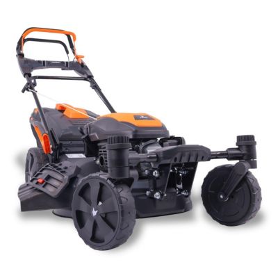 Tondeuse thermique autotractée 51cm 170cm3 - FUXTEC FX-RM5170agile - Roues Pivotantes 60L Easy Clean Mulching