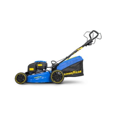 Tondeuse thermique Autotractée 7.5CV Démarrage électrique Moteur 4T OHV 224 cm3 Surfaces 2000m² GOODYEAR