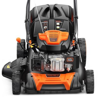 Tondeuse thermique autotractée démarrage électrique 196cm3 51cm - FUXTEC FX-RM5196eS - 6CV 60L
