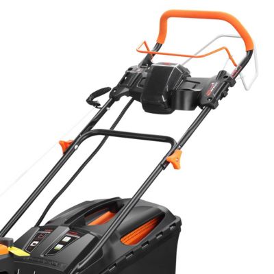 Tondeuse thermique autotractée démarrage électrique 196cm3 51cm - FUXTEC FX-RM5196eS - 6CV 60L