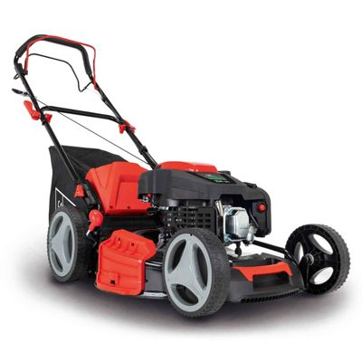Tondeuse thermique autotractée MS225-53 Scheppach - moteur 4T 224 cm3 - largeur de coupe 53 cm - 25-75 mm - 1800 m2 - bac 65L