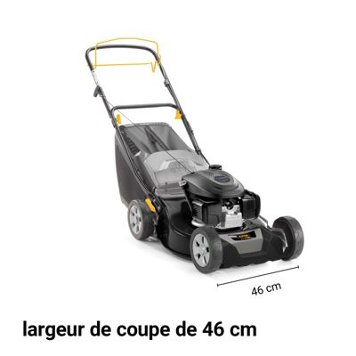Tondeuse thermique autotractée 145 cm³ - largeur de coupe 46 cm - bac 60 L Alpina AL4 46 SH