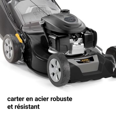 Tondeuse thermique autotractée 145 cm³ - largeur de coupe 46 cm - bac 60 L Alpina AL4 46 SH