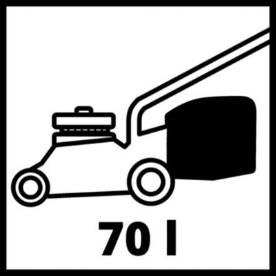 Tondeuse thermique autotractée 170 cm³ - largeur de coupe 51 cm - bac 70 L Einhell GC-PM 51/3 S HW