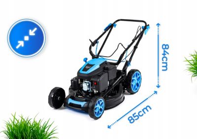 Tondeuse thermique avec traction Hexwelt puissante 200CC 51cm mulching 1 pièce.