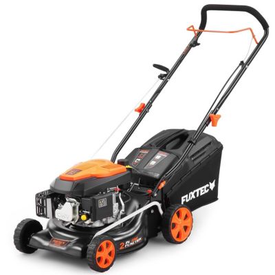 Tondeuse thermique poussée 42cm 146cm3 - FUXTEC FX-RM4346ECO - 3,5CV Easy Clean