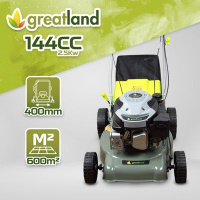 Tondeuse thermique tractée 144 CC - 400mm - Bac 40 litres