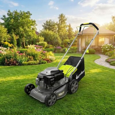 Tondeuse thermique tractée 144 CC - 400mm - Bac 40 litres