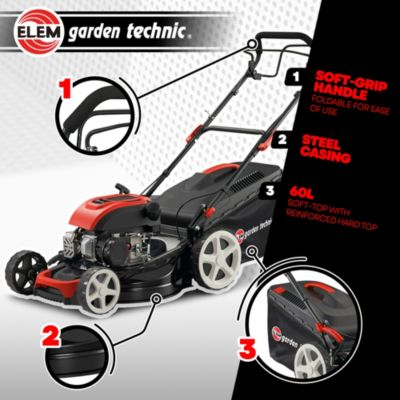 Tondeuse thermique tractée 169 CC - 508mm avec éjection latérale et ...