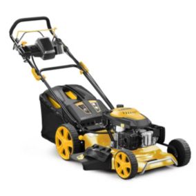 Tondeuse thermique tractée 196cm3 - Coupe 53cm + Démarrage Électrique + Variateur de Vitesse