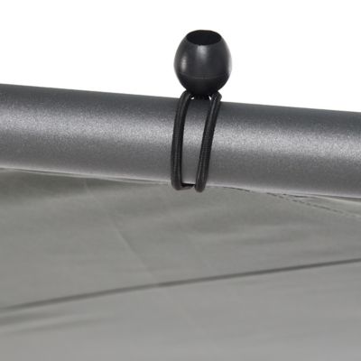 Tonnelle autoportante acier et toit polyester Hespéride Certeli ardoise 3 x 3 m