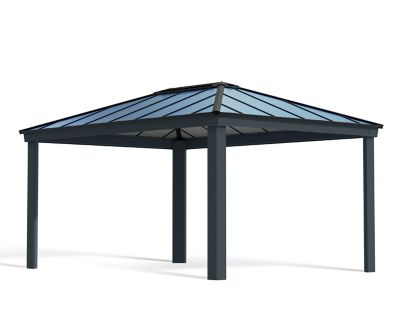 Tonnelle autoportante aluminium et toit polycarbonate Canopia by Palram Dallas 3,64 x 4,88 m