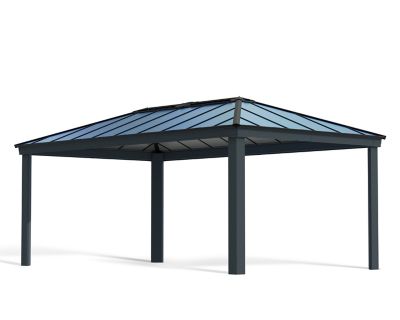 Tonnelle autoportante aluminium et toit polycarbonate Canopia by Palram Dallas 3,64 x 6,12 m