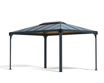Tonnelle autoportante aluminium et toit polycarbonate Canopia by Palram Martinique 4,3 x 2,95 m