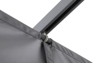 Tonnelle autoportante Moses 3x4m avec Stores enroulables latéraux