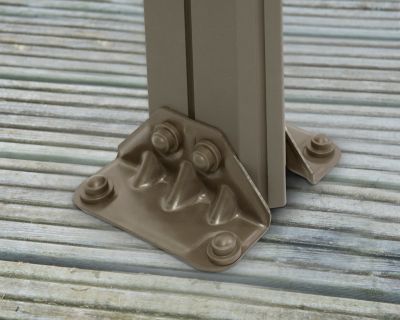 Tonnelle autoportante Palermo 3000 taupe 2,7 x 2,7 m