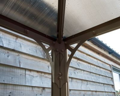 Tonnelle autoportante Palermo 3000 taupe 2,7 x 2,7 m