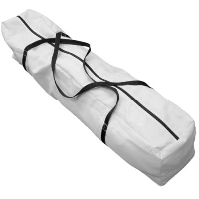Tonnelle autoportante pliante acier et toit polyester blanc 3 x 3 m
