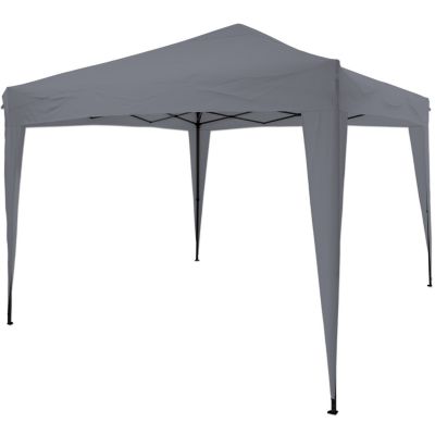 Tonnelle autoportante pliante Frandis gris 3 x 3 m + sac de transport