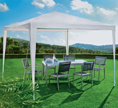 Tonnelle Blooma Suhali 3 x 3 m blanche