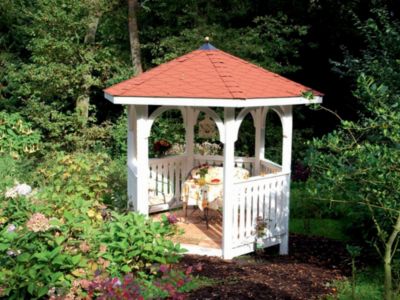 Tonnelle bois " Nancy "  11.47m²  4.20 x 3.02 cm