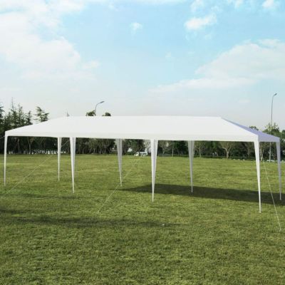 Tonnelle de Jardin 235x235cm Tente de Réception Barnum Pliant Chapiteau Gazebo pour Evénement Bière Fête Camping sans Bâche