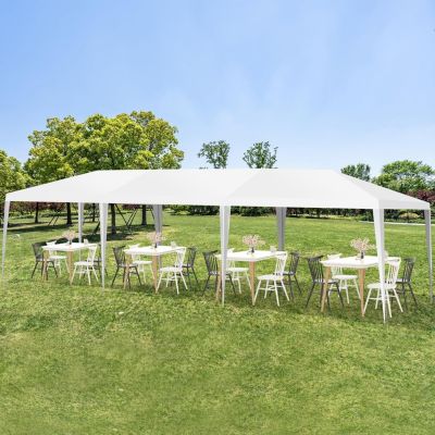 Tonnelle de Jardin 3X9 M  Imperméable Barnum Pliant Tente de Réception pour Mariage Fête